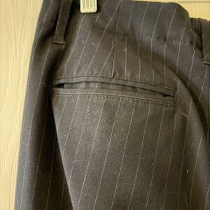 Old Navy Black Pinstripe Dress Pants